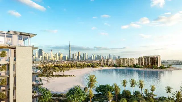 Solaya on the Jumeirah coastline, with the Downtown skyline beyond