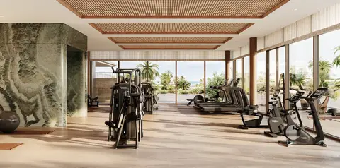 Gym & Fitness Studio at Solaya (brochure render)