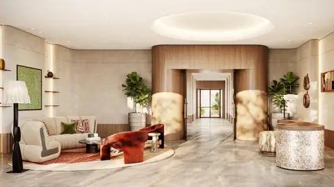 Arrival Lobby at Solaya (brochure render)