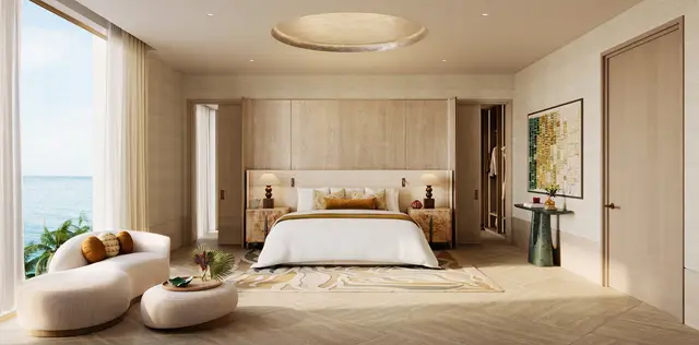 4-bedroom residence: master bedroom