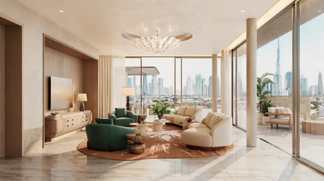 Penthouse: living room