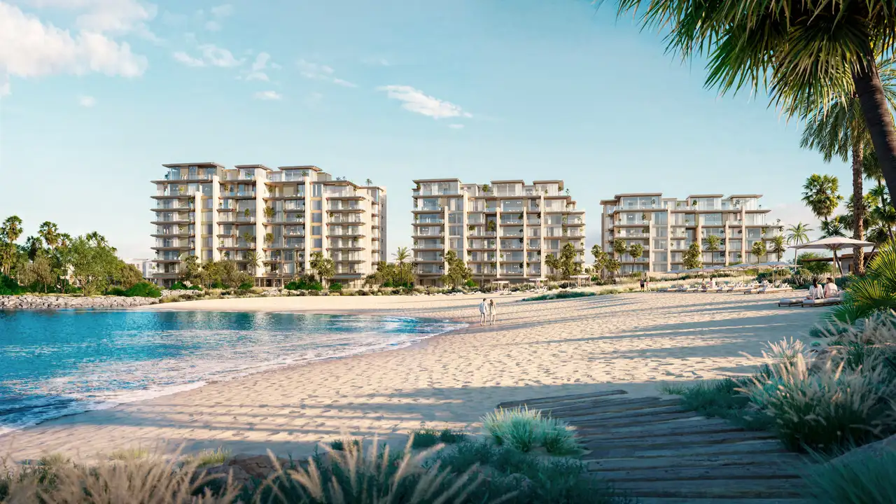 Solaya on the Jumeirah beachfront, Dubai: the residences, private beach and bay